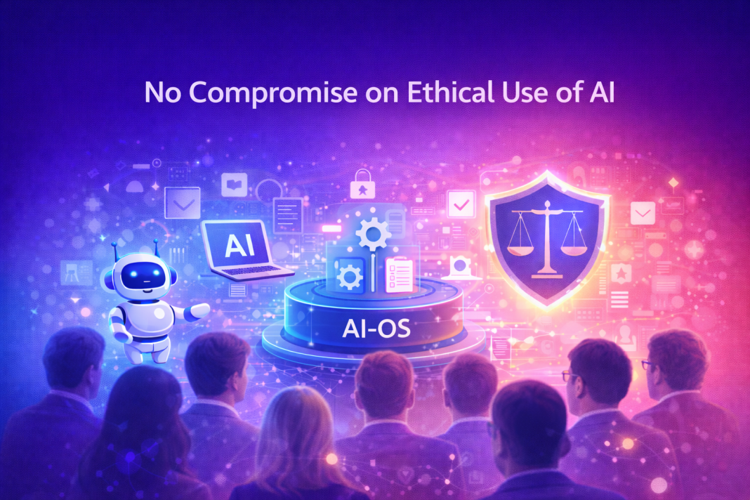 Prime Minister Narendra Modi addressing global CEOs on the importance of ethical and responsible use of artificial intelligence.