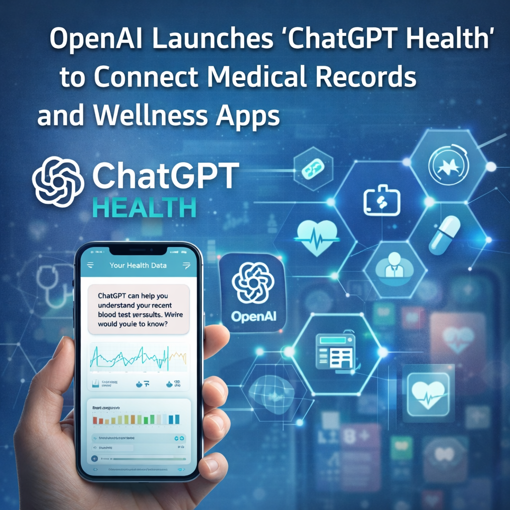 OpenAI Introduces ChatGPT Health to Connect Medical Records and Wellness Data